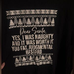 Dear Santa Humor Funny Christmas Unisex Shirt